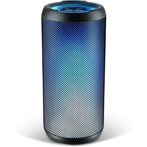 Bluetooth Speaker, Portable Wireless Speaker with Cool Dynamic LED Lights, IPX6 Waterproof, BT5.3, Dual Surround Pairing, Loud Stereo Wireless Speaker for Party, Beach, Outdoor Camping, Support TF/AUX