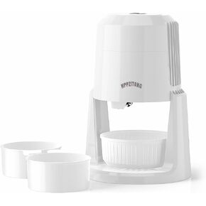 Shaved Ice Machine by HPPZITONG - Snow Cone Maker for Kids with Reusable Ice Mold, Ideal for Homemade Shaved Ice, Slushies, Cocktails & More