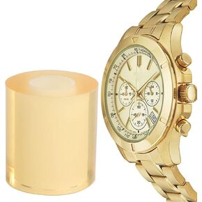 Watch Protective Film, 3.2inch Anti Static Clear Film Watch Clock Jewelry Protector Tape Protective Anti Fingerprint Film Screen Protective Film Watch Repair Tool for Jewelry Dust