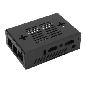 OrangePi 5 Pro Case with Cooling Fan, Aluminum Alloy Protective Case, Fast Heat Dissipation, Precise Fit, Compatible with Orange Pi 5 Pro