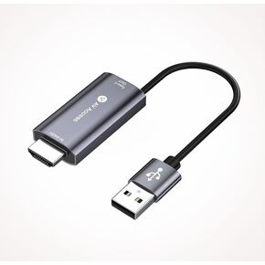 AV Access HDMI to USB-C Adapter, 4K@60Hz Data Converter, USB-A Power & Data Support, for HDMI Laptops to USB-C Displays & Touch Monitors