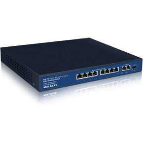 【11 Port】 Gigabit Ethernet Unmanaged Network Switch, Home Power Over Internet Hub Router, Office Poe Splitter, Plug-and-Play, Fanless Metal Design Housing, Desktop or Wall Mount