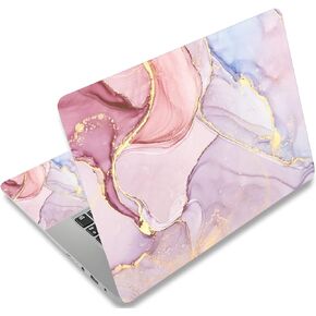 17 17.3 Inches Laptop Skin Sticker Netbook Skin Sticker Personalized Reusable Notebook PC Art Protector Cover Case by AORTDES (Colorful Marble)