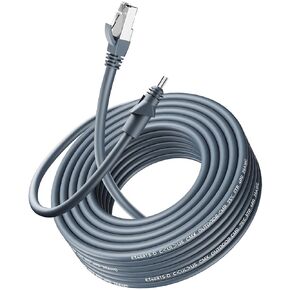 Starlink Ethernet Cable 49.2FT/15M CMX CMR Rated 26AWG 1200Mbps for Power Supply Connect to The RJ45 Connector,Starlink Rectangular Satellite V2 Replacement Cable for RJ45 routers or Devices