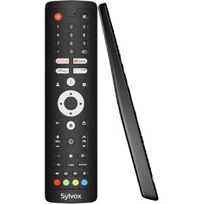 Remote Control for Sylvox Outdoor TV, Compatible for Deck Pro 2.0, Pool Pro 2.0, Deck Pro 2.0 QLED, Pool Pro 2.0 QLED Series Outdoor TV, IR Bluetooth Voice 3-in-1 Remote Control, IP66 Waterproof