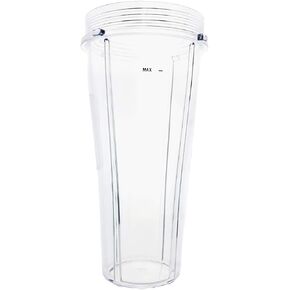 24 oz. Slim Cup Replacement Accessory for Ninja High-Speed Blender CT640C CT641 CT680 CT680CO2SS CT680SS CT680SSCCO CT680W CT682SP CT800C CT810C CT815A CT815C CT815Q
