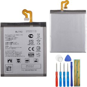 Replacement Battery BL-T43 Compatible with LG G8S THINQ LMG810 LM-G810 LMG810EA with Tools