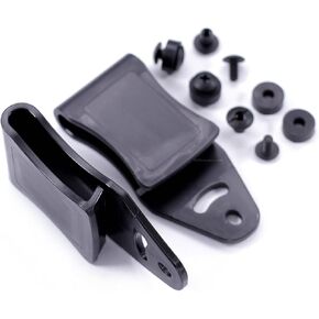 TacWare TAC Clip Wide-Body Adjustable Cant Angle Universal Holster Attachment - (2 Pack w/Mounting Hardware) - USA Made IWB Belt Clips - Feature Grip Hook Design