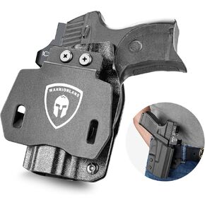 WARRIORLAND OWB Holster Optics Cut Fit Ruger Max-9 Pistol, Outside Waistband Open Carry Max 9 Holster with 1.75 Inch Paddle, Adj. Retention & Cant, Right Hand