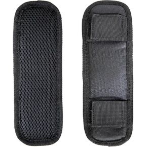 2 Pack Shoulder Strap Pads, Soft Vest Shoulder Strap Pads, Wearable 2.1’ Wide Shoulder Pad for Bag Strap, Bags Shoulder Strap Pads, Universal Replacement Shoulder Pad (Black)