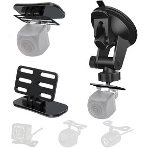 2PCS Car Dash Cam Mount,Adjustable Car Camera Mount Firmly Hold Reverse Camera,Universal Mini Backup Camera Car Mount Car Accessories for Car Truck SUV Back Windshield
