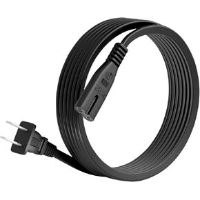FITE ON AC Power Cord Compatible with YOSUDA Under Desk Ellipticals Electric, 6ft/1.8m Power Cord for Ellipse Leg Exerciser