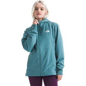 سترة نسائية من الصوف Shelbe Raschel بغطاء للرأس من THE NORTH FACE (مقاس قياسي وحجم كبير)، أسود أرجواني، مقاس صغير