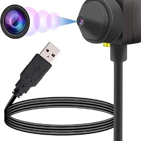 Goshyda Eye to Cam, 1080P Center Cam Middle Screen Webcam Auto Focus with Microphone, Eye to Camera, for Online Teaching, Video Calls, Recording, and Meetings