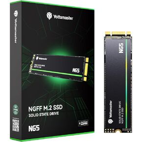 Yottamaster NG5 128GB M.2 SATA SSD, M.2 2280 NGFF SSD SATA III 6Gb/s Internal Solid State Drive SSD, Read/Write Speed up to 500/450 MB/s, Internal M.2 SATA SSD with B+M Key for Laptop PC Desktop