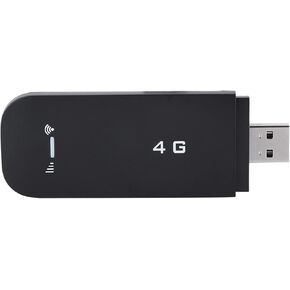 Akozon Mobile WiFi Hotspot, 4G LTE USB Portable Router Pocket Hotspot, USB WiFi Mobile Wireless Network Smart (with WiFi) 150 Mbps Travel Support FDD B1/B3