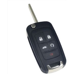 Flip Key Fob Replacement Keyless Entry Remote Fits for Chevy Equinox Camaro 2010 2011 2012 2013 2014 2015 2016 2017 2018 2019 Malibu Impala Sonic Cruze GMC Terrain Buick Lacrosse Regal Verano Encore