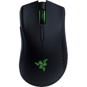 RAZER Mamba Wireless 2018. True 16,000 DPS 5G Optical Sensor, Wired-Wireless Capability (50 Hour Battery Life), Powered by RAZER Chroma, Ergonomic Gaming Mouse (Renewed)