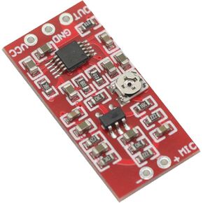 MAX4466 Electret Microphone Preamplifier Module with SSM2167 Voice Compression Amp