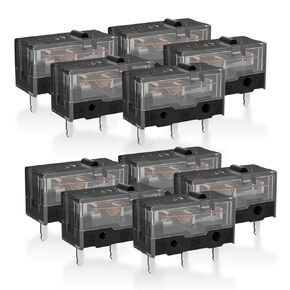 RUNJRX Black Kailh GM 8.0 Mouse Switch for Gaming Mouse 10Pcs
