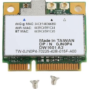 DW1601 QCA9005 Card, Mini PCIE Ual Band 802.11ad Network Card for Latitude 6430u,E6430,E7240,E7440, for XPS 18