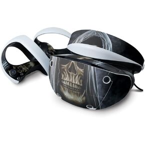 MightySkins Skin Compatible with Sony Playstation VR2 - Reaper Skull | Protective, Durable, and Unique Vinyl Decal wrap Cover | Easy to Apply & Change Styles | Made in The USA