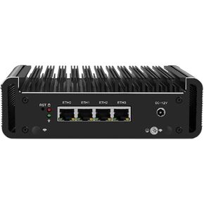 Firewall Appliance Mini PC, Intel Celeron J4125 Quad Core 4xIntel I226 2.5G Ethernet VPN Router PC AES-NI HDMI DP Barebone 8G/16G Ram(DDR4) 128G/256/512G/1TB mSATA (No Ram No SSD)