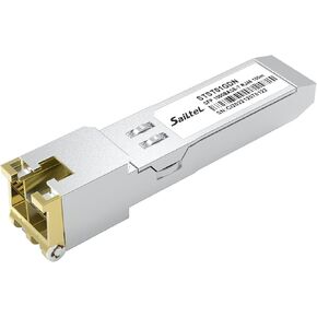 1.25G Copper SFP Transceiver,1000Base-T RJ45 SFP Module,Hot Pluggable, 1.25G SFP-T CAT5E,Up to 100m Distance,Compatible with Cisco, Ubiquiti, Mikrotik, Netgear, Dlink,Linksys and More (1 Pack)