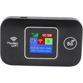 4G LTE Mobile WiFi Hotspot for Asian, Portable Color Screen Internet Router with SIM Card Slot, Up to 150Mbps 10 Devices, USB Powered WiFi Dongle for Outdoor Travel, Genericgtg2zpeq6k