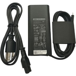 65W USB C Charger Genuine Replacement for Dell Latitude 7430 7440 7520 9330 9410 5520 5530 5540 3410 3420 3430 Xps 12 13 9315 9365 9370 9380 Inspiron 5430 5440 7415 7420 ChromeBook 3100 2-in-1 Laptop