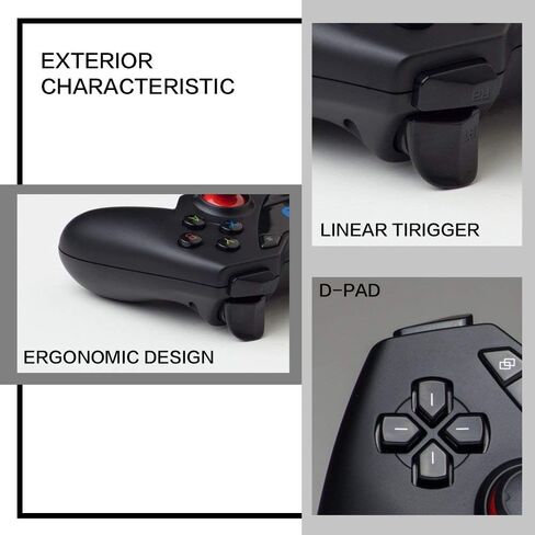 ZD-C Wired Gaming Controller USB Gamepad for PC(Windows XP/7/8/10) & Playstation 3 & Android & Steam (C-Black) (Renewed) in Saudi Arabia