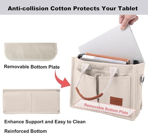 ALUWU Canvas Corduroy Tote Bag Casual Work Shoulder Handbags for Women Cute Purses in Kuwait