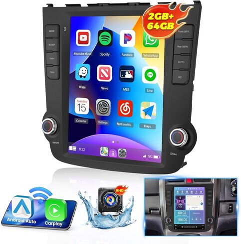 [2+64g] inefala لـ Honda CRV 2007-2011 Android Car Radio Stereo مع Carplay Android Auto ، 9.7 بوصة HD الشاشة اللمس العمودية مع GPS WiFi in Saudi Arabia