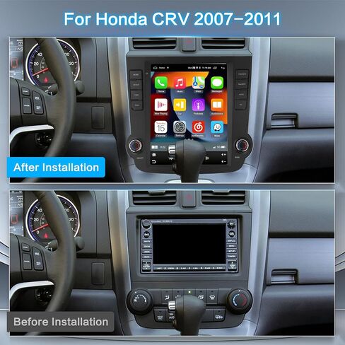 [2+64g] inefala لـ Honda CRV 2007-2011 Android Car Radio Stereo مع Carplay Android Auto ، 9.7 بوصة HD الشاشة اللمس العمودية مع GPS WiFi in Saudi Arabia