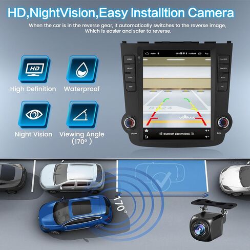 [2+64g] inefala لـ Honda CRV 2007-2011 Android Car Radio Stereo مع Carplay Android Auto ، 9.7 بوصة HD الشاشة اللمس العمودية مع GPS WiFi in Saudi Arabia