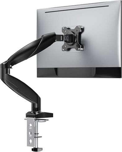 حامل شاشة فردي بسيط ، حامل ذراع شاشة ربيع غاز قابلة للتعديل بالكامل لشاشات 13-27 بوصة ، Vesa 75x75mm و 100x100mm in Kuwait