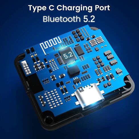 قبعة Bluetooth ، قبعة سماعات الموسيقى المحبوكة للرياضة ، اللاسلكي V5.2 Cap Winter 15 ساعة العمل من نوع C Charge Port in Saudi Arabia