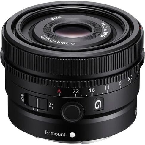 Sony Fe 40mm F/2.5 G Flaf Frame Lens Ultra Compact (SEL40F25G) + مجموعة مرشح العدسات + مجموعة العدسة + العدسة (متجددة) in Saudi Arabia