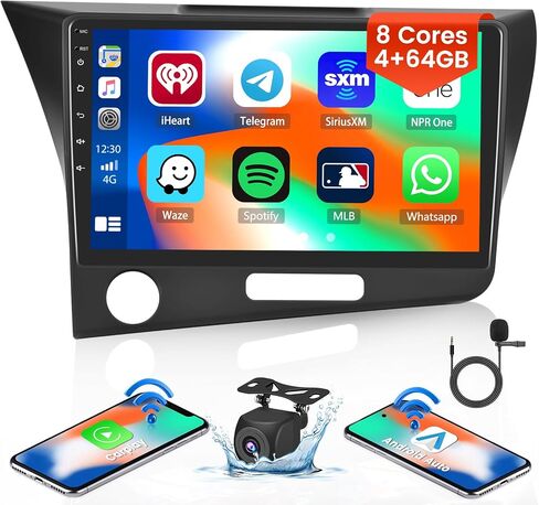 8-core 4+64g Android 13 Stereo للسيارة لـ Honda CRZ 2010-2016 ترقية راديو ، وشاشة HD Touch 9 " in Saudi Arabia