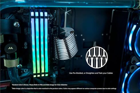 Linkup - AVA 30cm PSU Extension Extension Sleeved Mod Mod GPU PC مضفر مع مجموعة CING | 1 × 24 P (20+4) | 2 × 8 P (4+4) وحدة المعالجة المركزية | 2 × 8 P (6+2) مجموعة GPU | 300mm - أسود in Kuwait