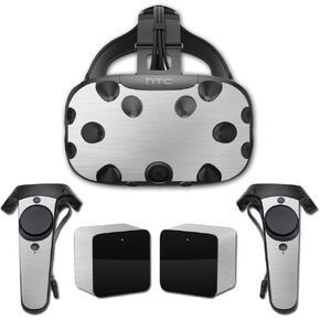 MightySkins Skin Compatible with HTC Vive Full Coverage - Cold Steel | Protective, Durable, and Unique Vinyl Decal wrap Cover | Easy to Apply, Remove, and Change Styles | Made in The USA