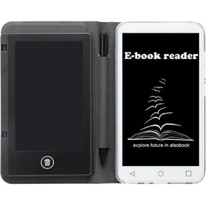 2+16GB Ebook Reader, 5 inch LCD Touch Screen Book Reader, for Android 5.1, Portable Electric Book Reader, Support BT, GPS, FM