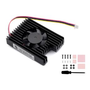 CM5 PWM Fan, Dedicated All-in-One 3007 Cooling Fan and Heatsink for Compute Module 5, 5V Power Supply, PWM Speed Adjustable, with Thermal Tapes