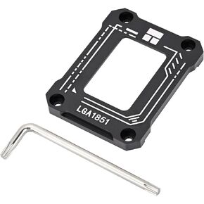 Thermalright Lga1851 BCF Black CPU Holder,CPU Anti Bending Fixed Bracket,Easy to Install,Full Fit Fixed Seamless Installation,All Aluminum Alloy Anode Sandblasting Process,Intel 15th CPU Holder