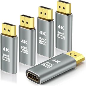 5Pack Displayport to HDMI Adapter 4K60Hz