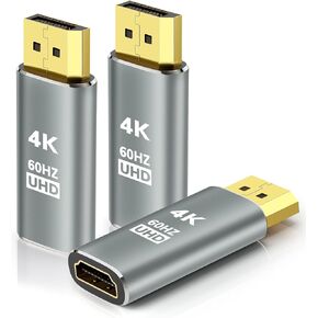 3Pack Displayport to HDMI Adapter 4K60Hz