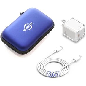 Charger for iPad Pro 12.9/11" 2023/2022/2021/2020/2018, New iPad 10th Gen, iPad Air 5/4th Gen, iPad Mini 6th Gen, iPhone 15/Pro Max/Plus, 30W USB C Fast GaN Charger with 6.6FT USB C to C Cord