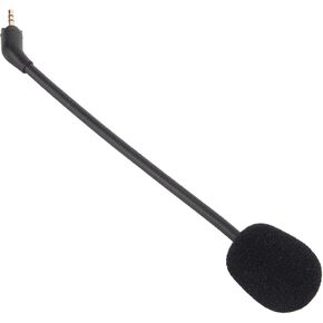 Game Mic for LogitechAstro Replacement with 2.5mm Gold Plated Plug, Detachable Noise Cancelling Foam Microphone Cover, 360 Degree Rotation Adjustable Boom