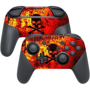 MightySkins Skin Compatible with Nintendo Switch Pro Controller - Biohazard | Protective, Durable, and Unique Vinyl Decal wrap Cover | Easy to Apply, Remove, and Change Styles | Made in The USA