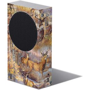MightySkins Glossy Glitter Skin Compatible with Xbox Series S - Deer Pattern | Protective, Durable High-Gloss Glitter Finish | Easy to Apply and Change Styles | Made in The USA